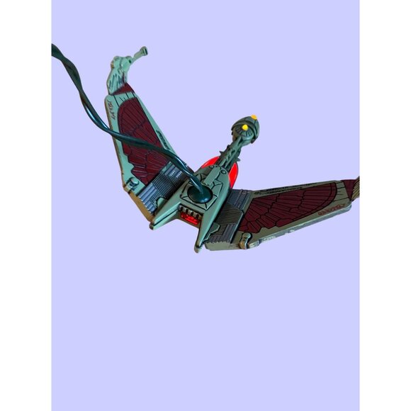 Hallmark Star Trek Klingon Bird Of Prey Ornament 1994 Flickering Lights Magic - Picture 12 of 12
